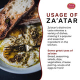 Spicy World Zaatar 7 Ounce LARGE Bag | Traditional Middle Eastern Zatar Spice Blend with Thyme & Sumac | Zaatar Seasoning