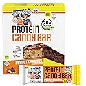 Lenny & Larry’s High Protein Bar - Peanut Caramel Vegan Protein Bars - 20g Plant-Based Protein, High Fiber Dessert - Gluten-Free Snack - Larger Bar