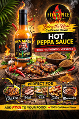 Caribbean Hot Pepper Sauce | Jamaican Habanero Blend | Bold Island Heat | 12 fl oz