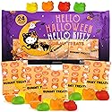 Halloween Hello Kitty Trick or Treat Candy, Individual Bags for Handouts or Parties, Assorted Fruit Gummies, 24 Count