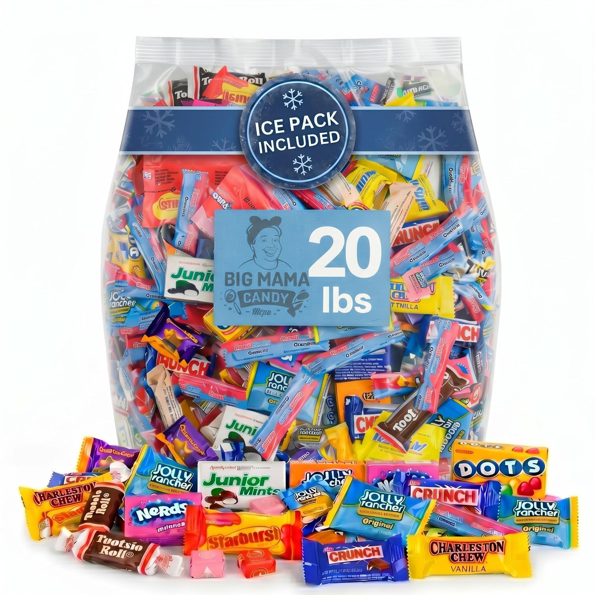 Big Mama Bulk Candy Assorted Pinata & Parade Mix 20 lb
