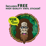 The Original Bag of Poo®, Sasquatch Poo (Black Cherry Flavor Cotton Candy) Novelty Poop Gag Gift. Free sticker inside.