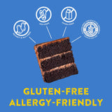 Kinnikinnick Cake Mix Variety Pack - Angel Food Cake, White Cake and Chocolate Cake Mixes- Gluten Free, Allergy Friendly Cake Mixes - 3 Pack, 1 of Each