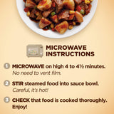 Healthy Choice Cafe Steamers Barbecue Seasoned Steak With Potatoes, Convenient Microwave Meal Made With No Preservatives, Frozen Meal, 9.5 OZ Bowl