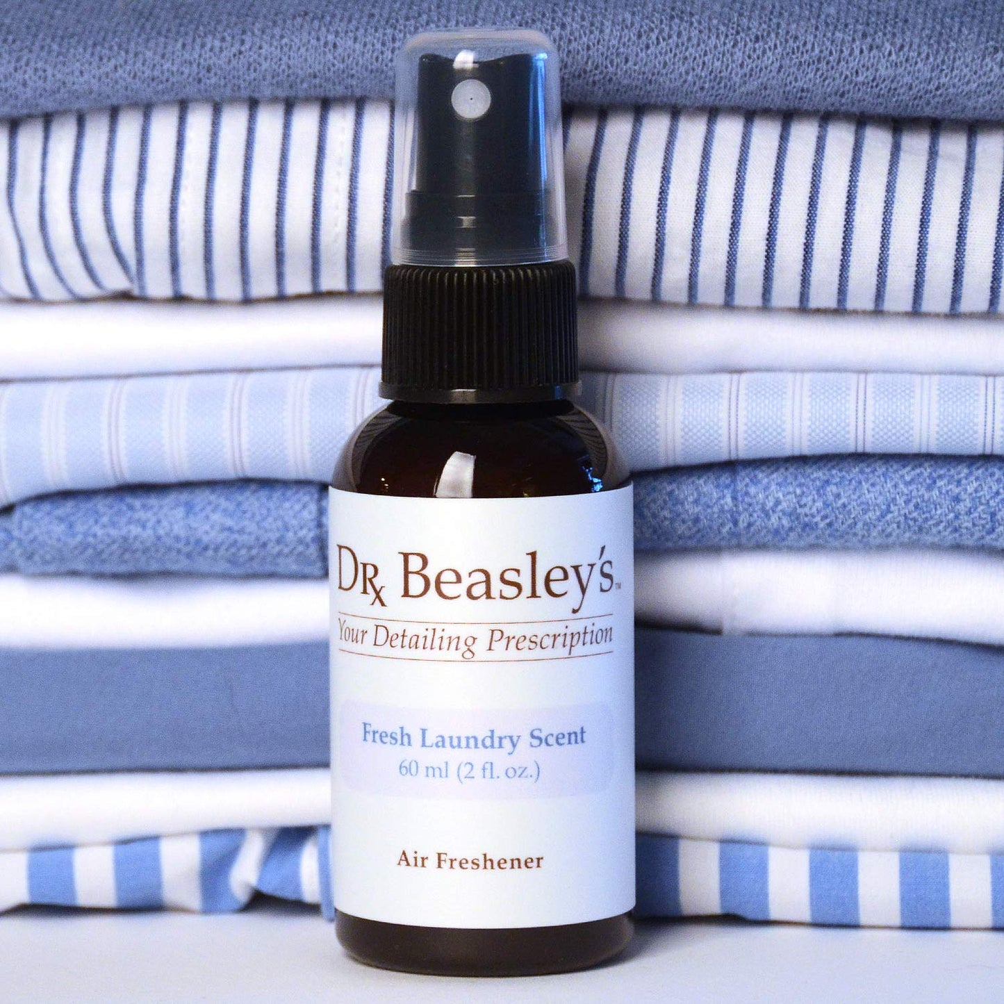 Dr. Beasley's Fresh Laundry Scent, Eliminates Odors, Long-Lasting Scent for Your Car or Home, Spray Bottle Application, 2 Fl Oz