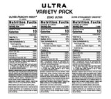 Monster Energy Ultra 3 Flavor Variety Pack, Zero Ultra, Ultra Peachy Keen, Ultra Strawberry Dreams, Sugar Free Energy Drink, 16 Ounce (Pack of 12)
