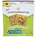 Crunch Master,Avocado Toast Baked Rice Crackers Salt & Pepper, 3.54 Ounce