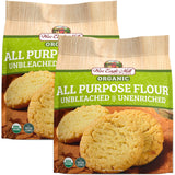 War Eagle Mill Organic Unbleached Unenriched All Purpose Flour, 48 oz (2 Pack)