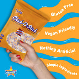 Atkinson's Chick-O-Stick Nuggets Peanut Butter Coconut Candy 5 lb Laydown Bag
