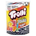 Trolli Sour Brite Squad Gummy Candy, Sour Gummy Worms Summer Candy, Resealable Bag, 12.3 oz