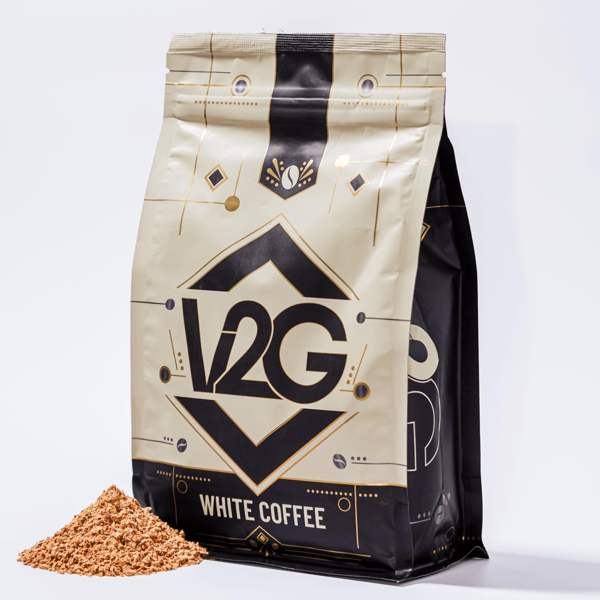 High Caffeine White Coffee-Smooth, Low Acidity, Versatile Flavor Profile, Single Origin, Artisan Roasted Arabica Beans