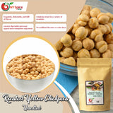 NY Spice Shop Chickpeas Roasted and Unsalted - 5 Pound Dried Crispy Crunchy Chickpeas No Salt - Bulk Healthy Snacks