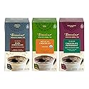Teeccino Chocolate Lover’s Tea Variety Pack - Dark Chocolate, Mexican Chocolate, Chocolate Peppermint - Roasted Herbal Tea That’s Caffeine Free