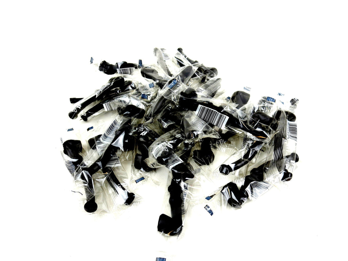 La Pipette 0.6 oz Individually Wrapped Black Licorice Pipes in a BlackTie Box (Pack of 30)