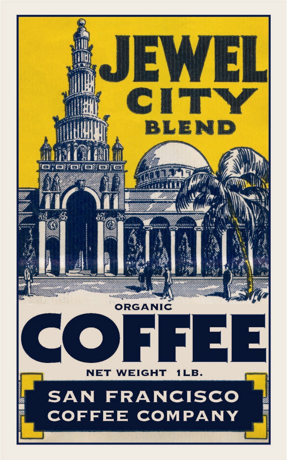 Jewel City Blend Coffee Commemorating the Panama Pacific International Exposition