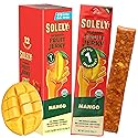 Solely - Organic Mango Fruit Jerky - 12 Individually Wrapped Fruit Strips - Fruit Leather Made from Dried Fruits - Healthy Snacks, Vegan - 0.8oz (23g)