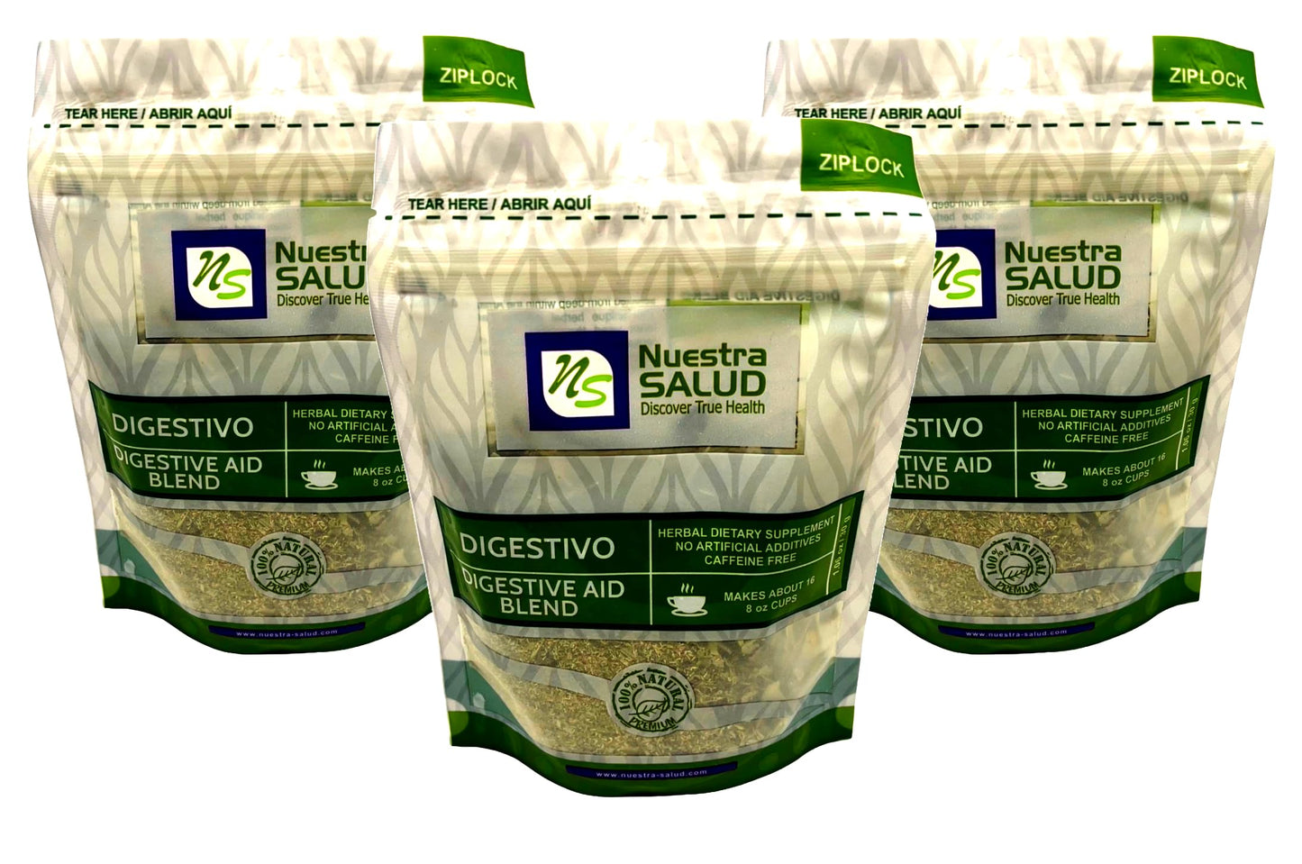 Digestive Blend Herbal Infusion Tea Digestivo Value Pack (90g)