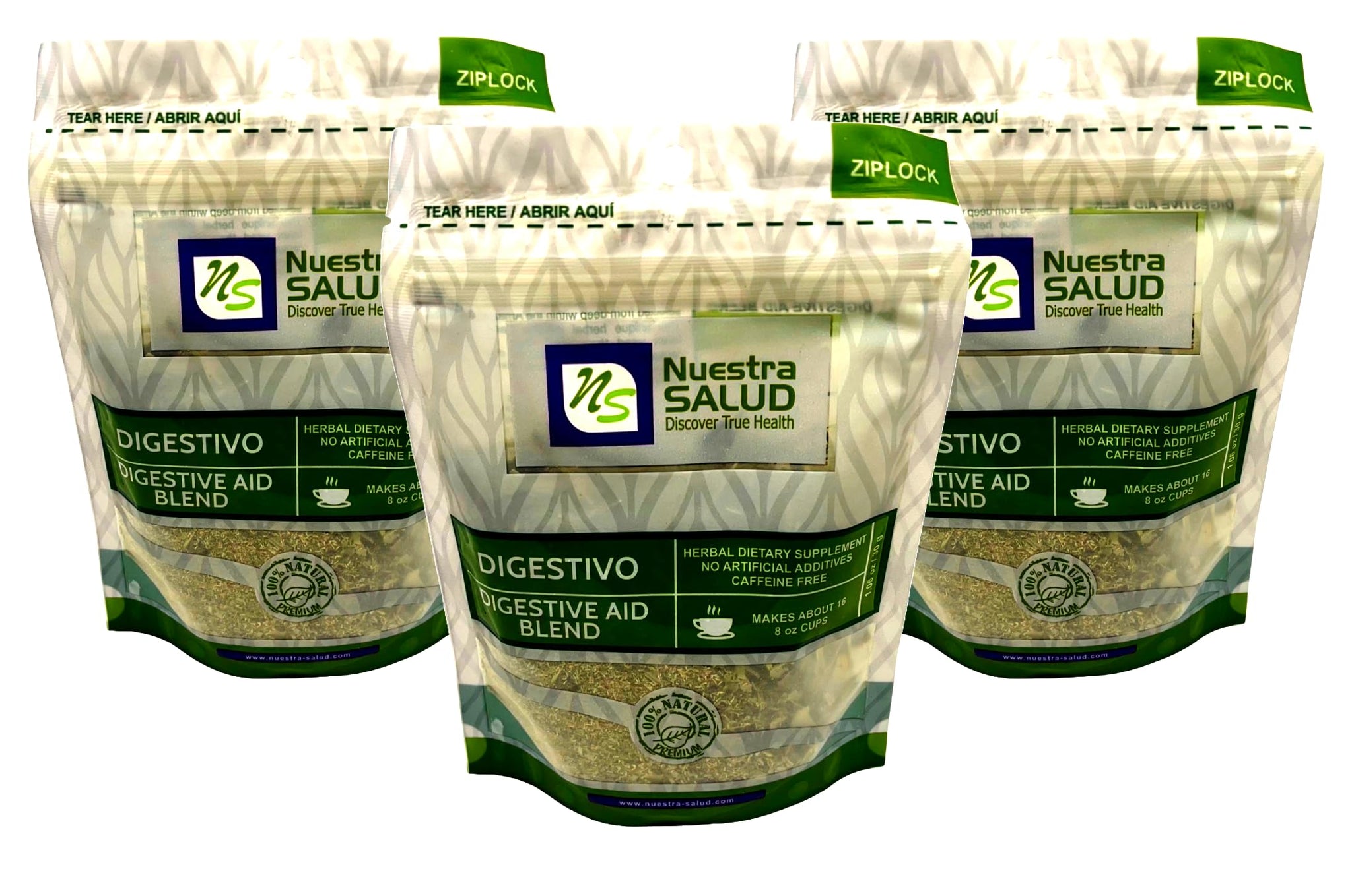 Digestive Blend Herbal Infusion Tea Digestivo Value Pack (90g)
