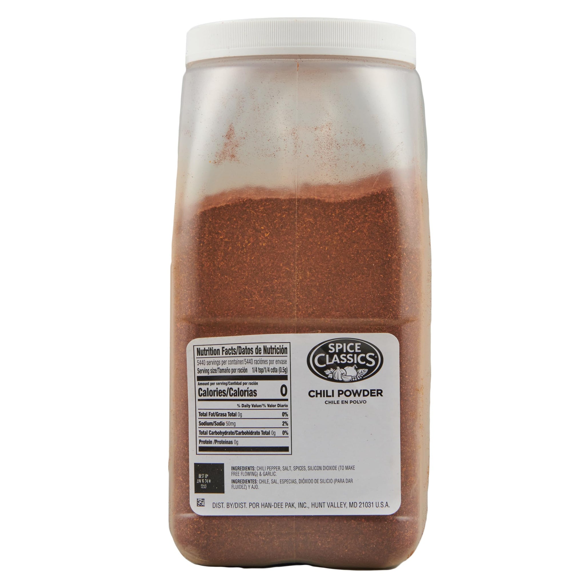Spice Classics Chili Powder, 6 lb - One 6 Pound Container of Bulk Chili Powder, Perfect for Chili, Enchiladas, Stuffed Peppers and Taco Recipes
