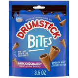 Drumstick Bites Dark Chocolatey Waffle Cone Snacks, Chocolate Dessert, Pantry Snacks