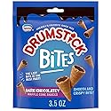 Drumstick Bites Dark Chocolatey Waffle Cone Snacks, Chocolate Dessert, Pantry Snacks