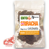 Roasted Crickets - Sriracha - Chocolate Coffee - Sour Cream & Onion - New Larger Size (All Three Packages)