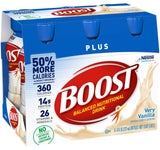 Boost Plus Balanced Nutritional Drink (8 Fl Oz (Pack of 2), Vanilla