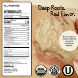Roaring Fork Mill Stone-Milled All Purpose Flour from Colorado-Grown Organic & Regeneratively Grown Whole Grain Flour - Rich, Earthy Flavor