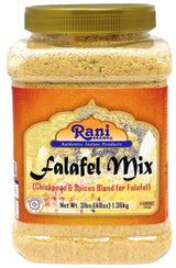 Rani Falafex Mix (Chickpeas & Spices Blend for Falafel) 48oz (3lbs) 1.36kg PET Jar ~ Gluten Friendly | NON-GMO | Kosher | Product of USA