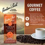 Boston’s Best Coffee - Fall-Inspired Pumpkin Spice Medium Roast Gourmet Delicious Flavored Coffee, Premium Ground - 11 oz. / 311 g Bag