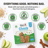 [3 Pack] Blake's Seed Based Apple Cinnamon Chewy Granola Bars + Squishy Stress Toy