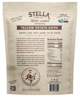 Stella & Milo's Kettle Cooked Beef Tallow Potato Chips, Seed Oil Free Chips Made with Grass Fed Beef Tallow, Original Flavor, 5 oz 2-pack