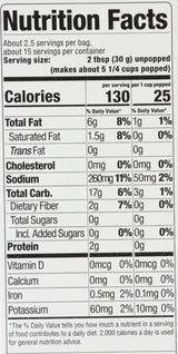 Skinny POP Sea Salt Microwave Popcorn, 16.8 OZ
