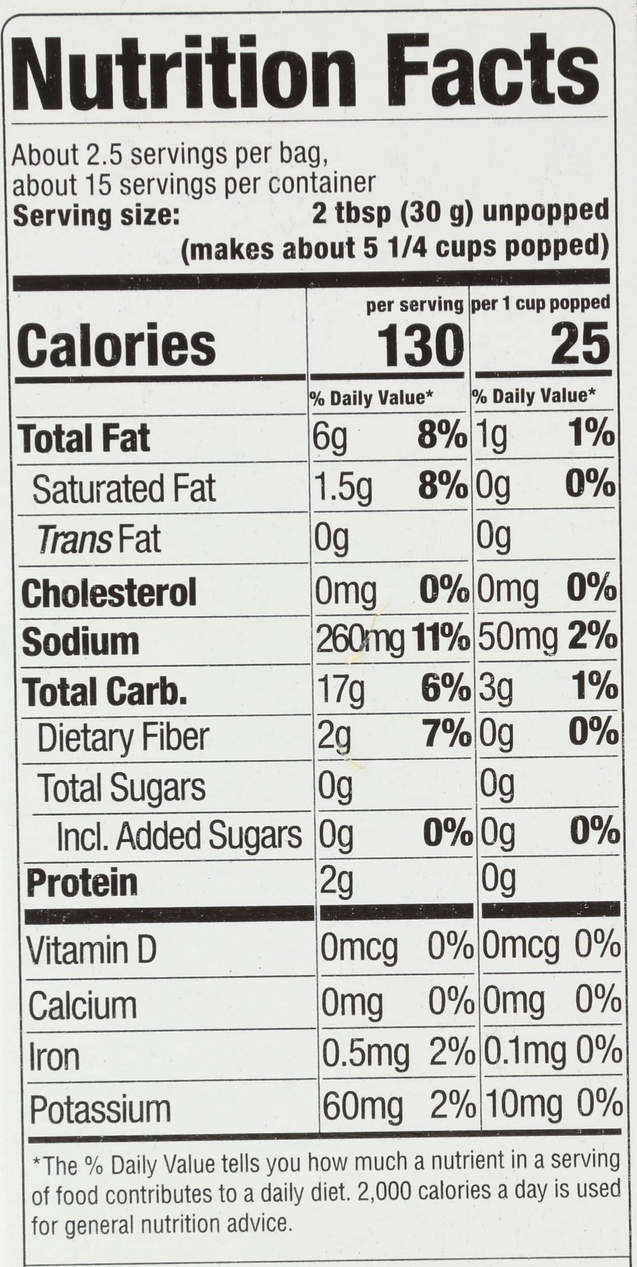 Skinny POP Sea Salt Microwave Popcorn, 16.8 OZ