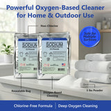 Supply Masters Sodium Percarbonate Powder 2 Pack (10 lbs Total) - Oxygen Bleach Alternative & Stain Remover - Multi-Purpose Cleaner for Laundry