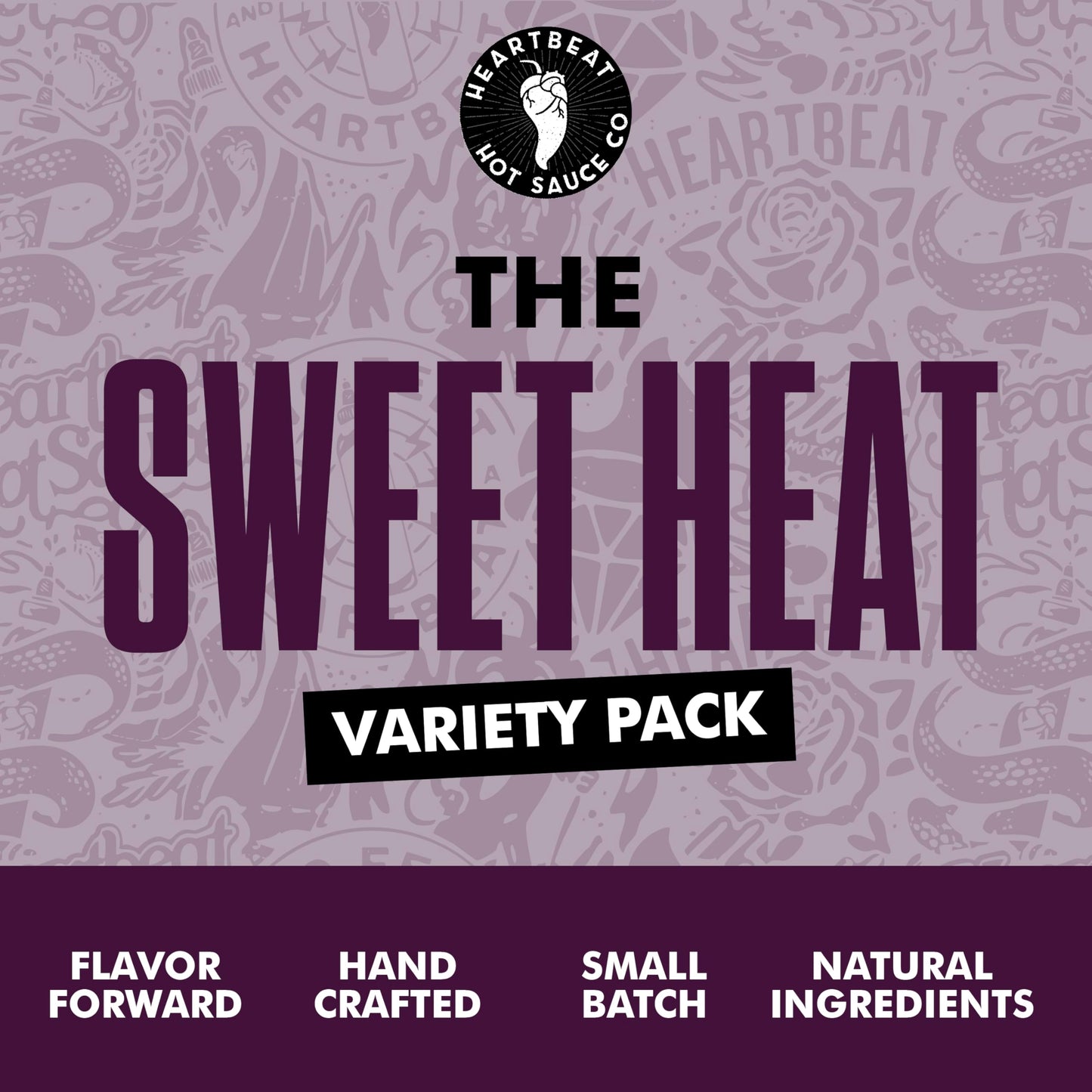 Heartbeat Hot Sauce Co. | Sweet Heat Variety Pack 6 oz. 3 pack