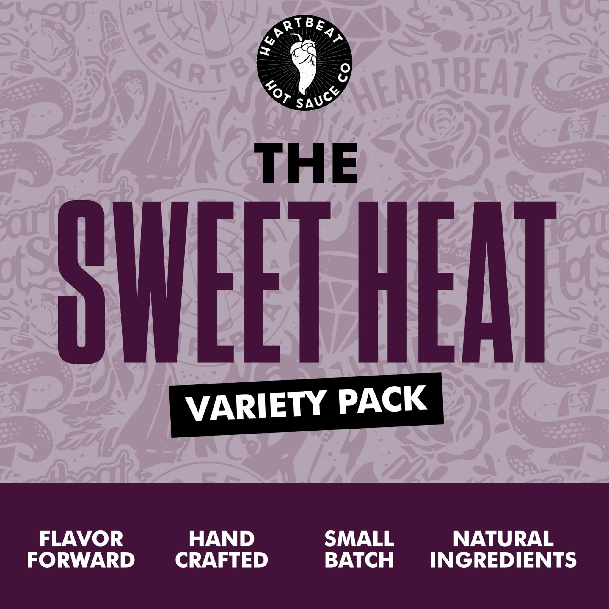Heartbeat Hot Sauce Co. | Sweet Heat Variety Pack 6 oz. 3 pack