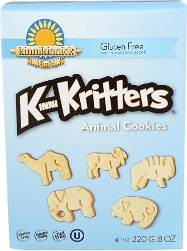 Kinnikinnick KinniKritters Animal Cookies Gluten Free - 8 oz