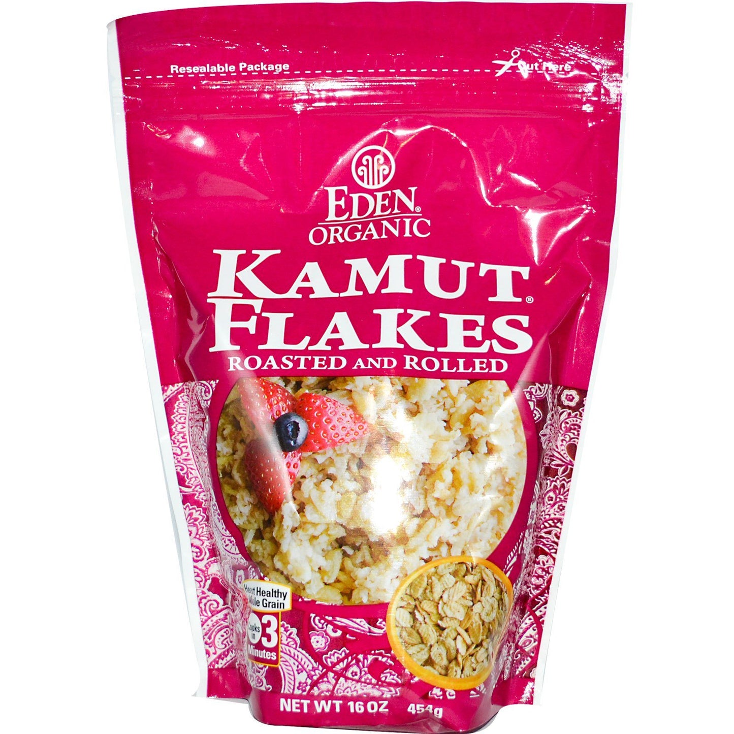 Eden Foods Organic Kamut Flakes -- 16 oz