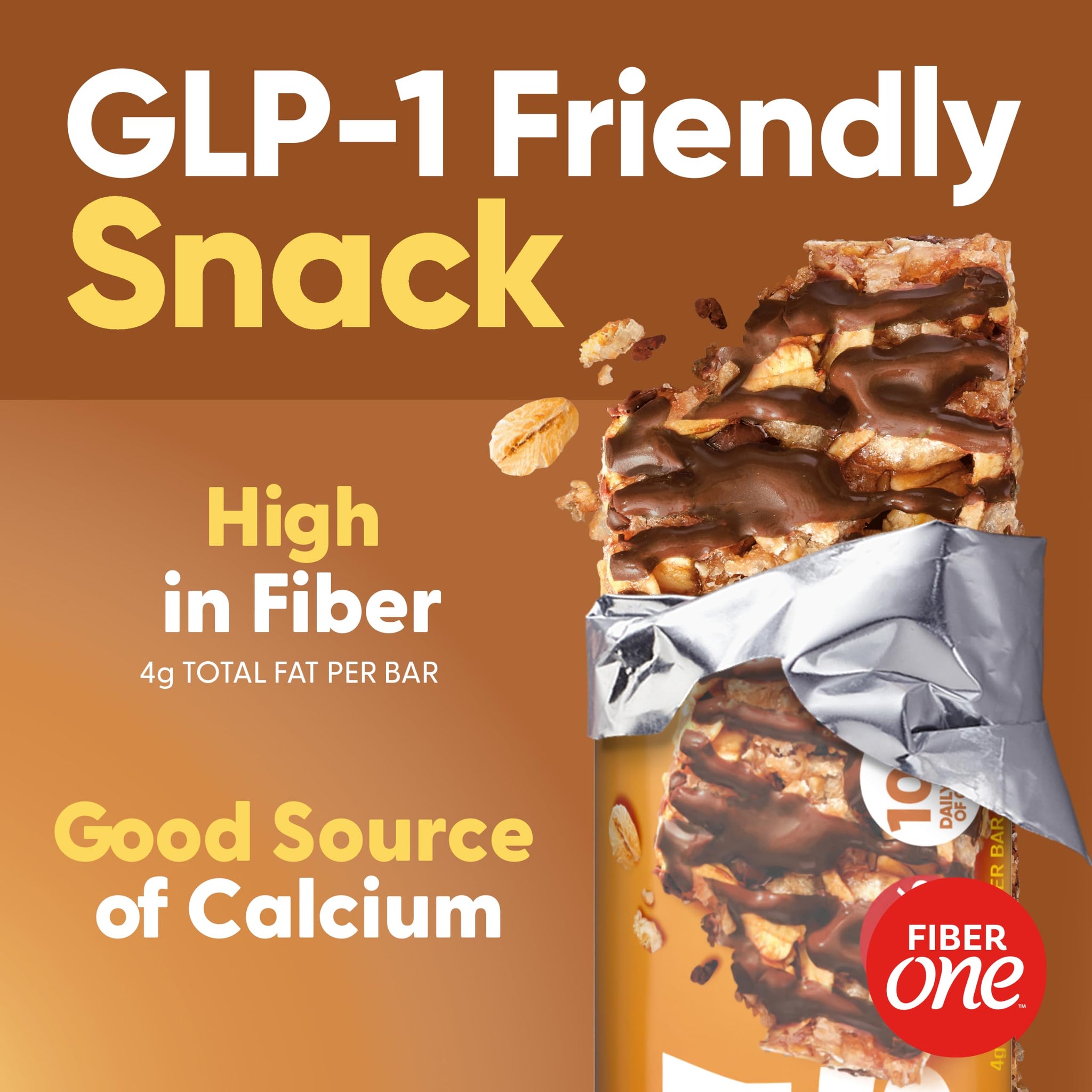 Fiber One Oats & Chocolate Chewy Bars, 36Count