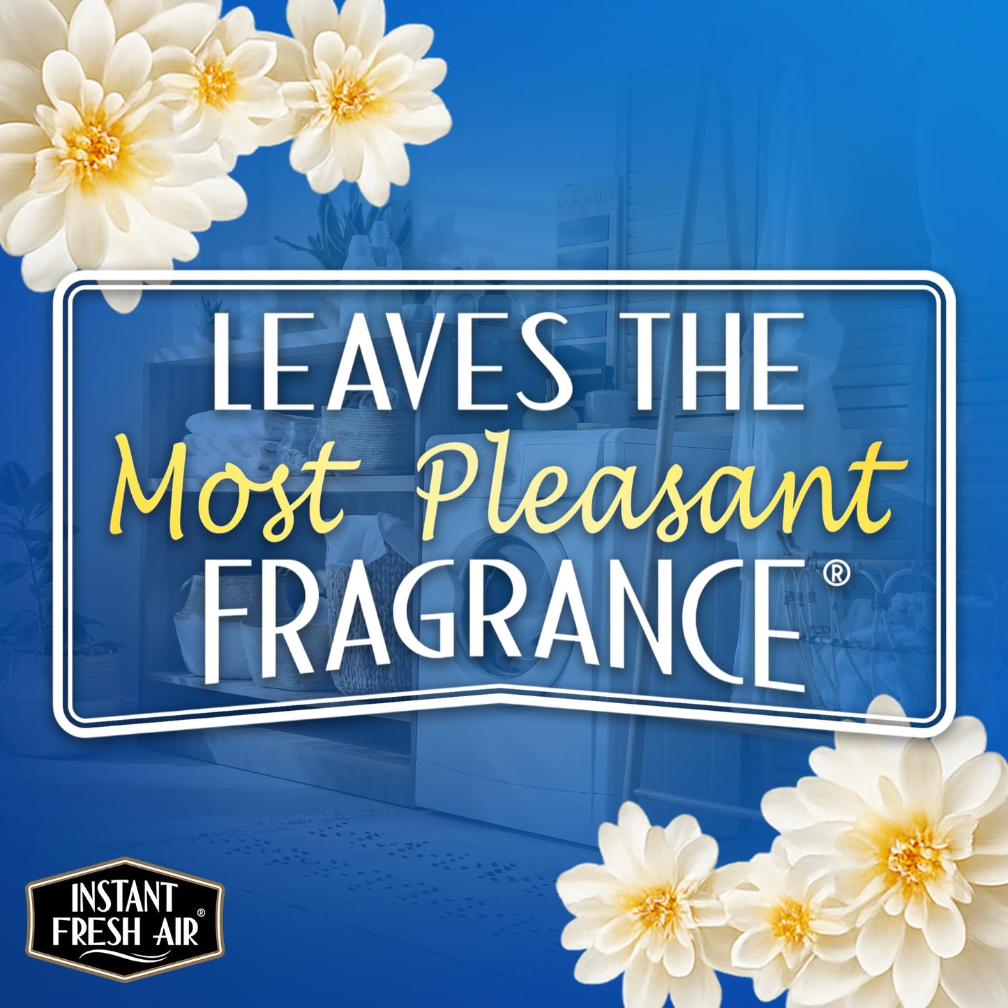 Instant Fresh Air After Dryer Fabric Freshener & Wrinkle Release Spray - For Clothes & Laundry - Luxury Fragrance Odor Remover & Wrinkle Releaser