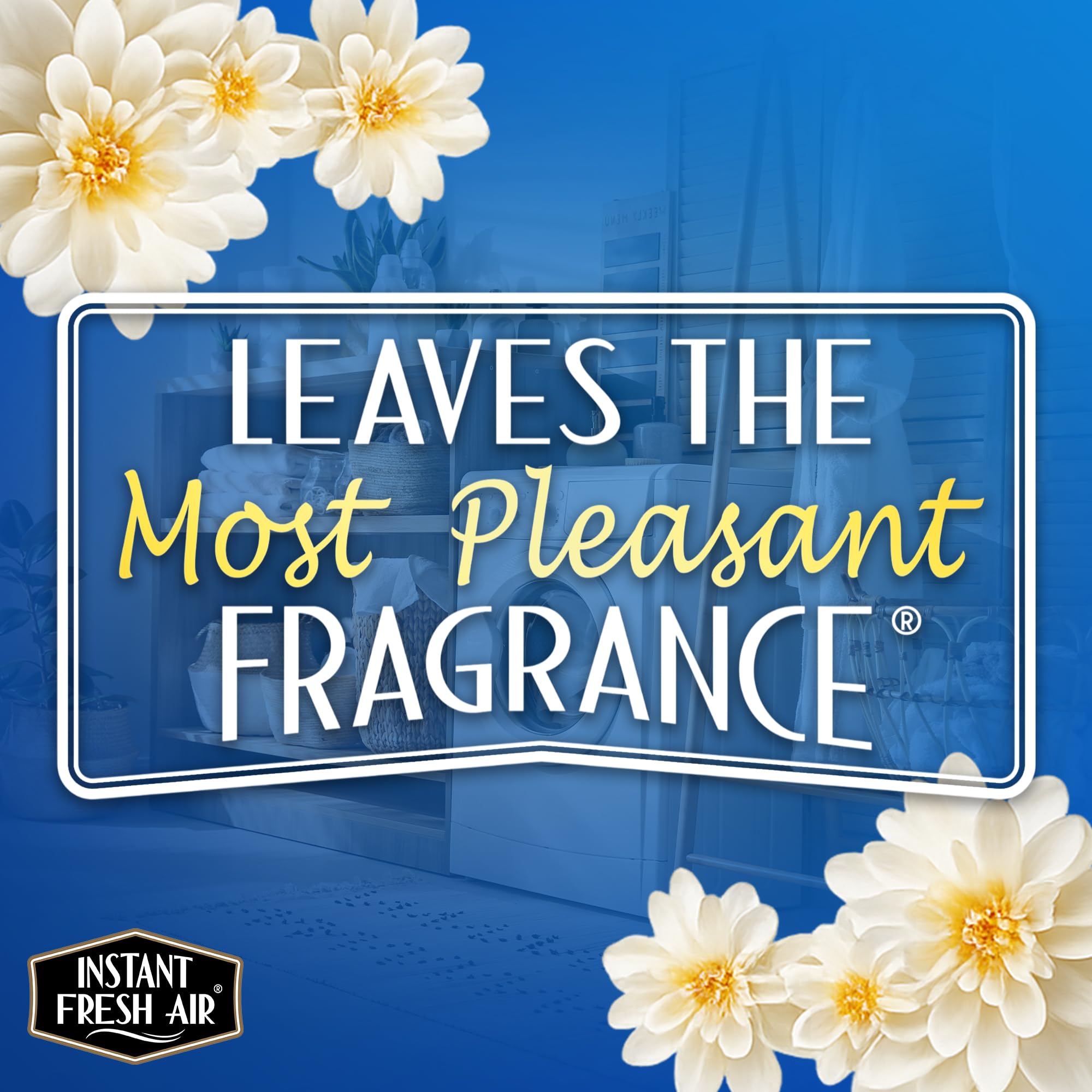 Instant Fresh Air After Dryer Fabric Freshener & Wrinkle Release Spray - For Clothes & Laundry - Luxury Fragrance Odor Remover & Wrinkle Releaser