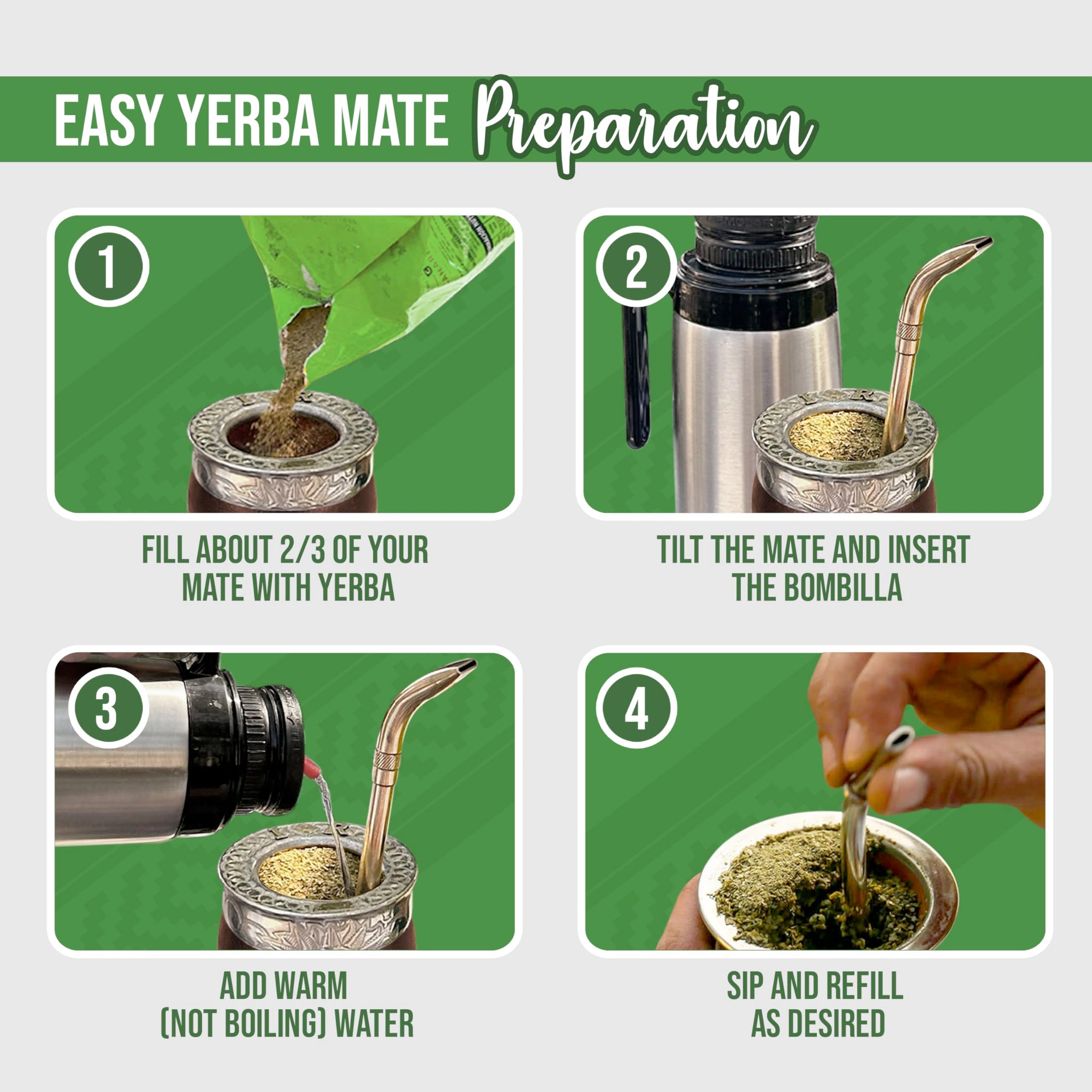 Canarias Serena Yerba Mate Tea - Herbal Yerba Mate with Melissa, Passionflower & Mint - Ground Leaf Mate - Smooth & Balanced Flavor - 1 kg (Pack of 2)