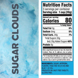 Snacktery Pink & Blue Cotton Candy - Experience the Sweetness of the Fair with Strawberry & Raspberry Flavored Cotton Candy - Pack of 3