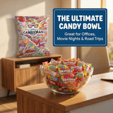 CANDYMAN Bulk Candy Variety Pack, 15 lb, Assorted, Individually Wrapped