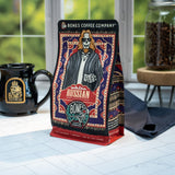 Bones Coffee Company White Russian, Cream and Cocktail Flavored Coffee, Medium Roast Low Acid Arabica Beans Compatible with Auto drip and French Press