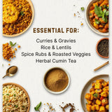 Organic Cumin Powder 15.52 oz - Ground Cumin for Cooking & Seasoning - USDA Organic, Gluten Free, Non-GMO, Kosher - The Holly Tree