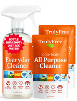 Truly Free Everyday Cleaner Kit - Multipurpose Cleaner Spray, Kitchen Counter Cleaner, Natural Cleaning Products, Multi-Surface Household Solution, 16