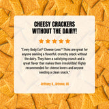 Every Body Eat Snack Cracker Thins, Cheese-Less - Gluten Free, Vegan, Dairy Free, and Seed Oil Free, 4oz