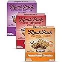 Munk Pack Variety Pack Probiotic Protein Bars | 10g Plant Protein, 1g Sugar, 6g Fiber |Diabetic-Friendly Ideal Breakfast Bars - On-the-Go Snacks